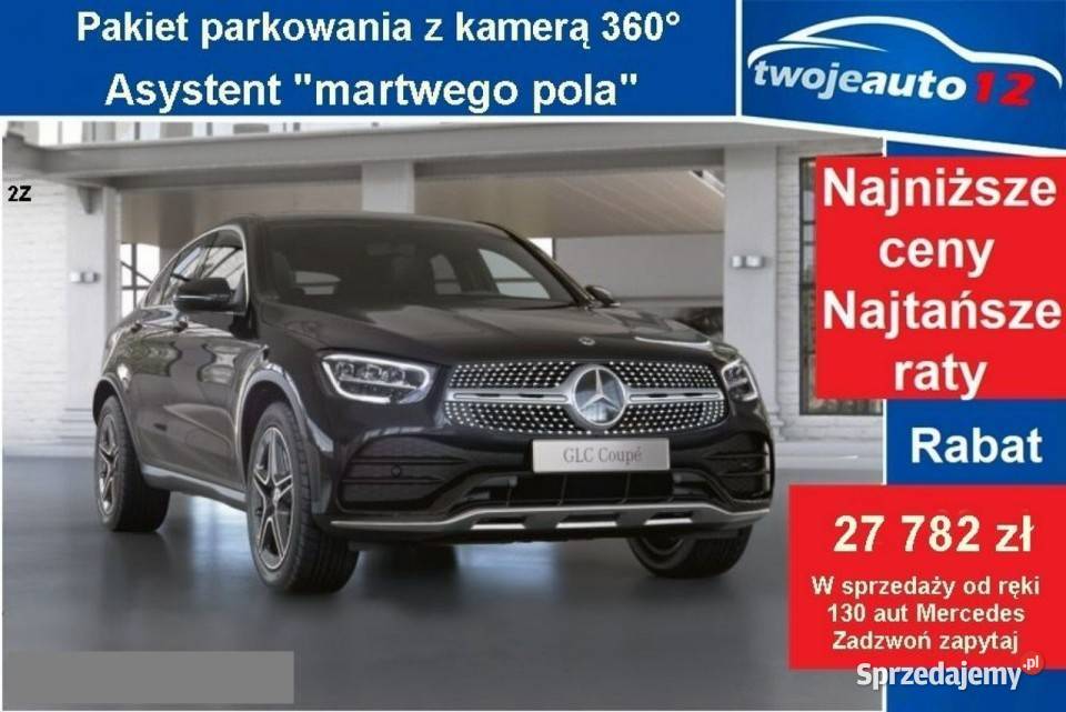 Mercedes Glc 300 E 4matic Coupe Amg Pakiet Advantage Keyless Go Ic 12 3 Warszawa Sprzedajemy Pl