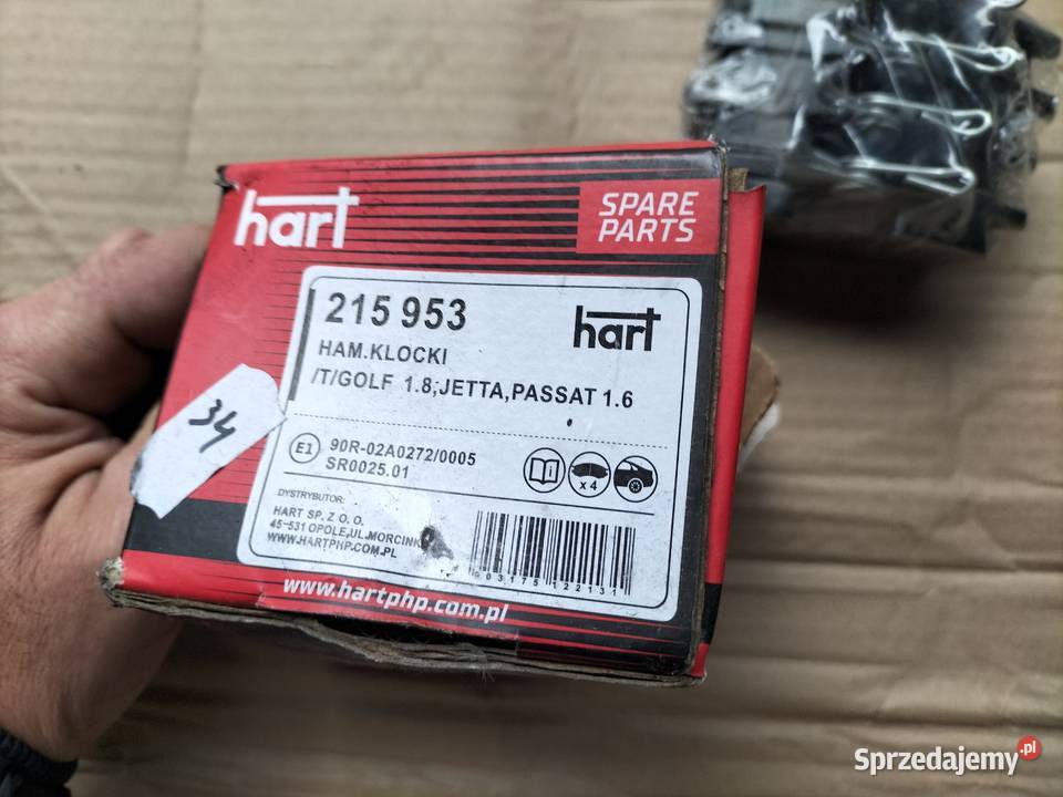 Klocki hamulcowe 215953 GOLF JETTA PASSAT Kamień-Kolonia