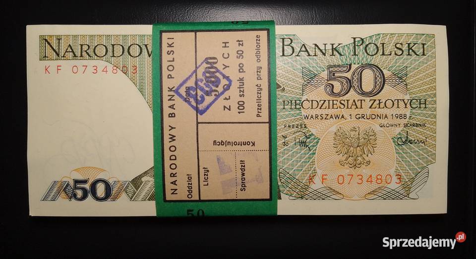 50 PRL seria KF Unc Numizmatyka Mogilno