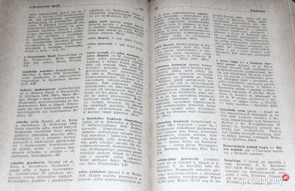 Słownik stratygraficzny praca zbiorowa Rok wydania 1968 lubelskie Chełm
