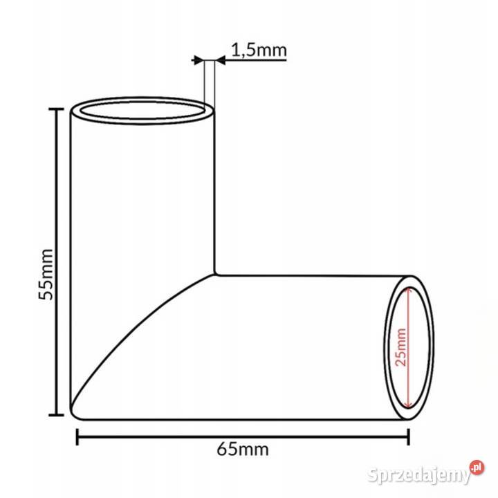 Uchwyt do Profili Okrągłych fi 25mm Mocowanie Schody i balustrady Gdów