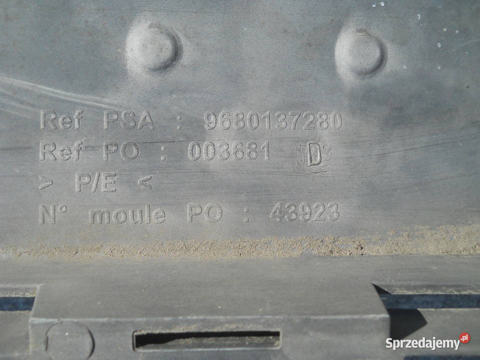 PEUGEOT 207 ZDERZAK PRZÓD PRZEDNI Siechnice