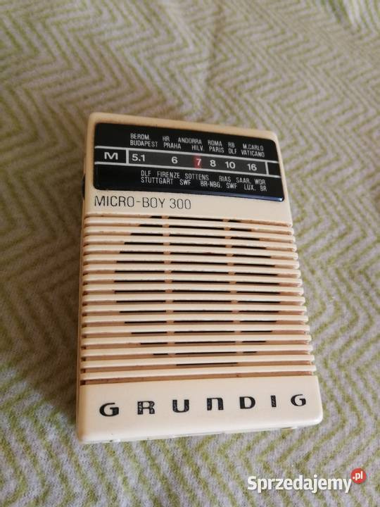 Radio Grundig MicroBoy 300 Vintage PRL zachodniopomorskie Szczecin