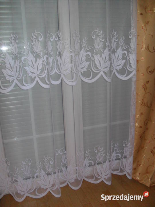 firana gotowa 150 x 250 biały dolnośląskie