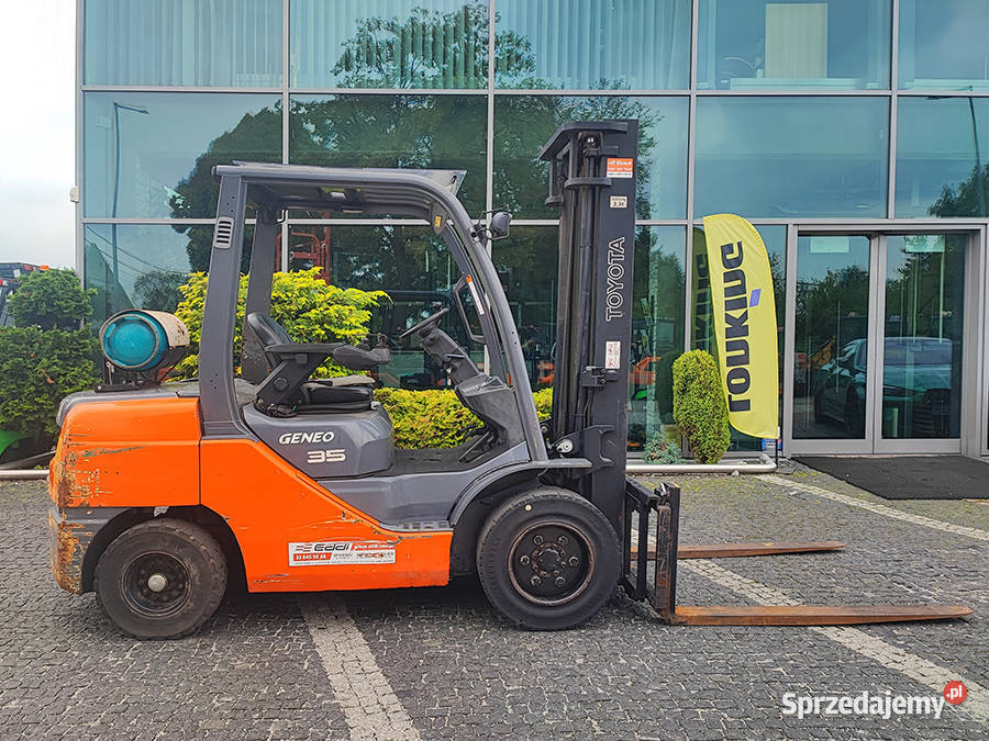 wózek widłowy Toyota 028FGJF35 8FGF35 LPG 35 t Wózki widłowe Kęty sprzedam