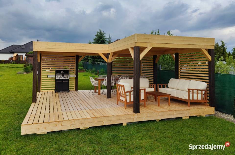 Altana Drewnolandia drewno 600 x 600 x 240 Zawiercie