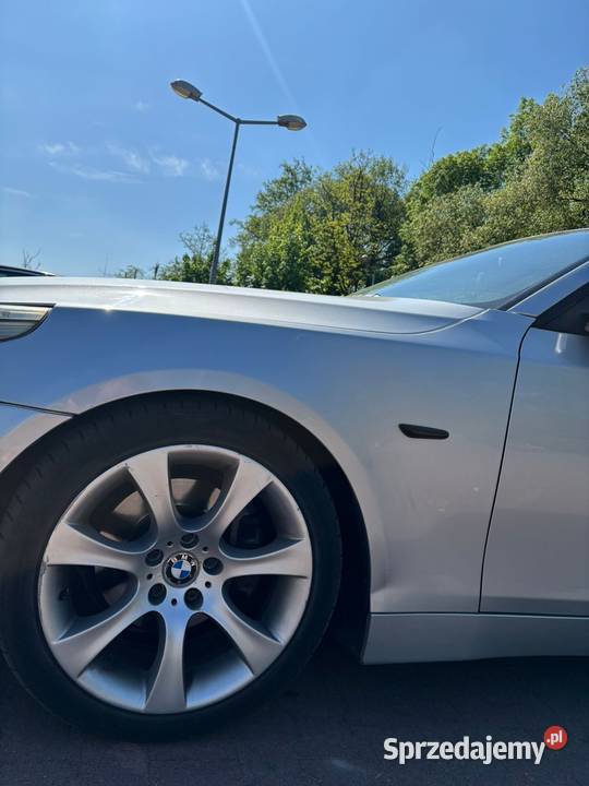 Bmw E60 30 diesel 2003 srebrny Kraków sprzedam