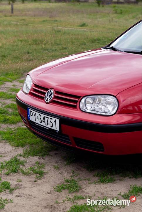 Volkswagen VW Golf 4 IV salon Polska uczciwy czerwony Poznań
