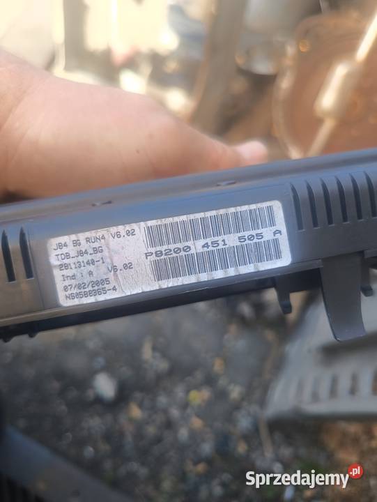 Renault Scenic II licznik wyświetlacz