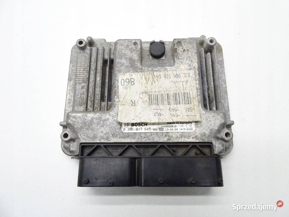 MODUŁ STEROWNIK KOMPUTER SILNIKA 03L906018LA małopolskie