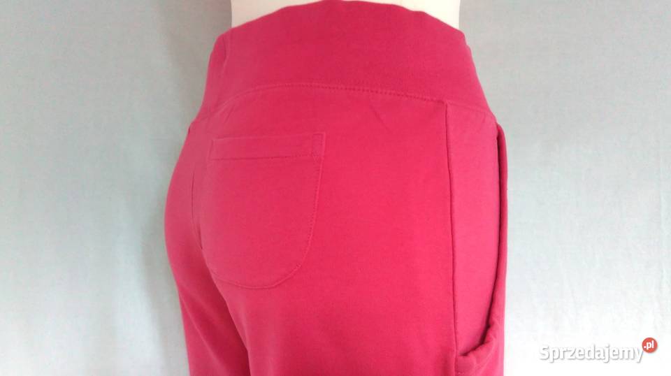 Spodnie damskie Dresowe r 38 różowe Bawełna NOWE Białystok