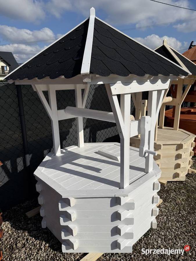 Studnia ogrodowa drewniana ozdobna na krąg Bielsko-Biała sprzedam