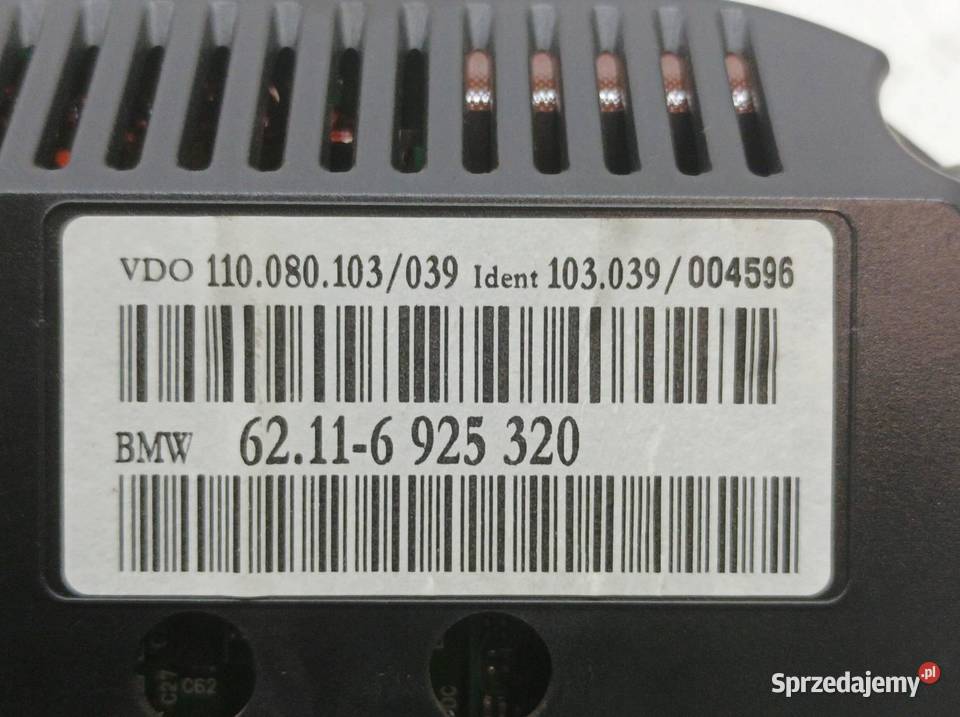LICZNIK 6925320 36 B Bmw Seria 7 IV 20012008