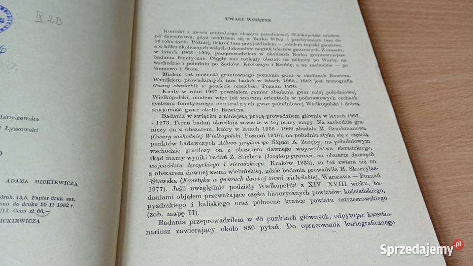 Gwary południowej Wielkopolski Henryk Nowak Książki i Podręczniki