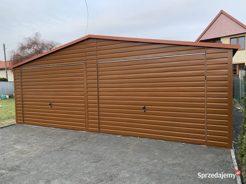 Garaż blaszany wiata Wzmocniony Profilami zachodniopomorskie Szczecinek