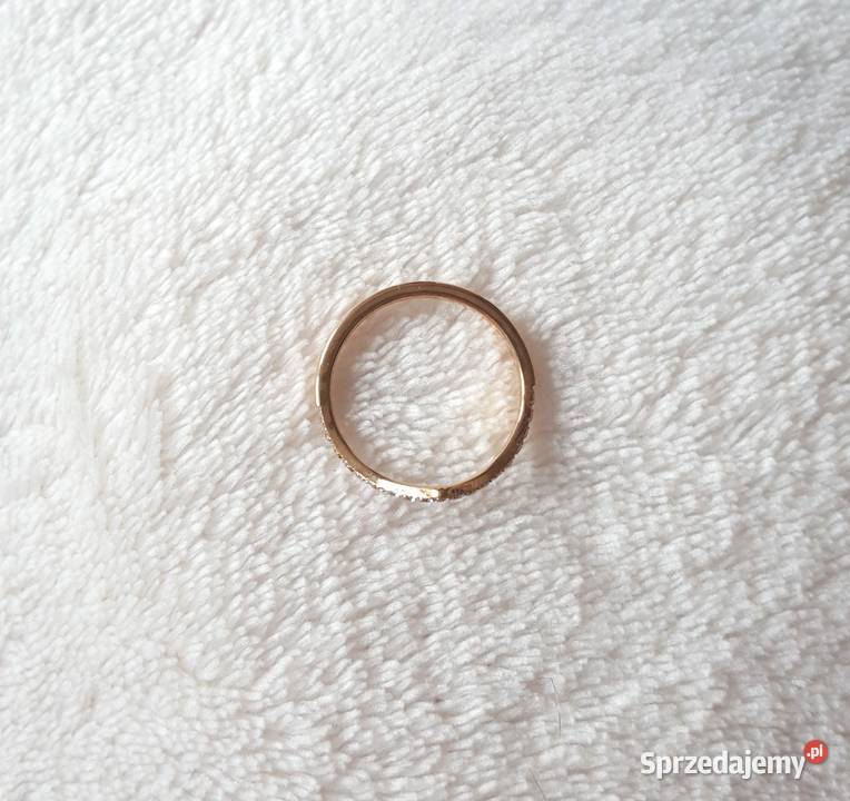 Nowy drobny pierścionek stal szlachetna obrączka Szczecin