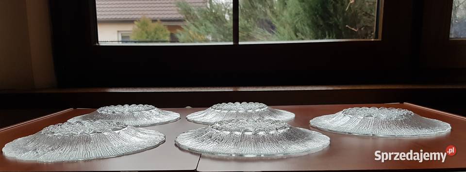 5 x talerzyk Cora ok19 talerzyki Ząbkowice szkło