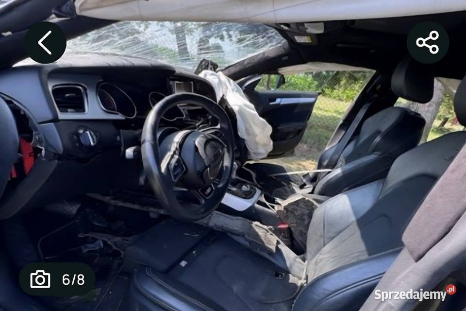 Audi a5 2016 całe na części osobowe