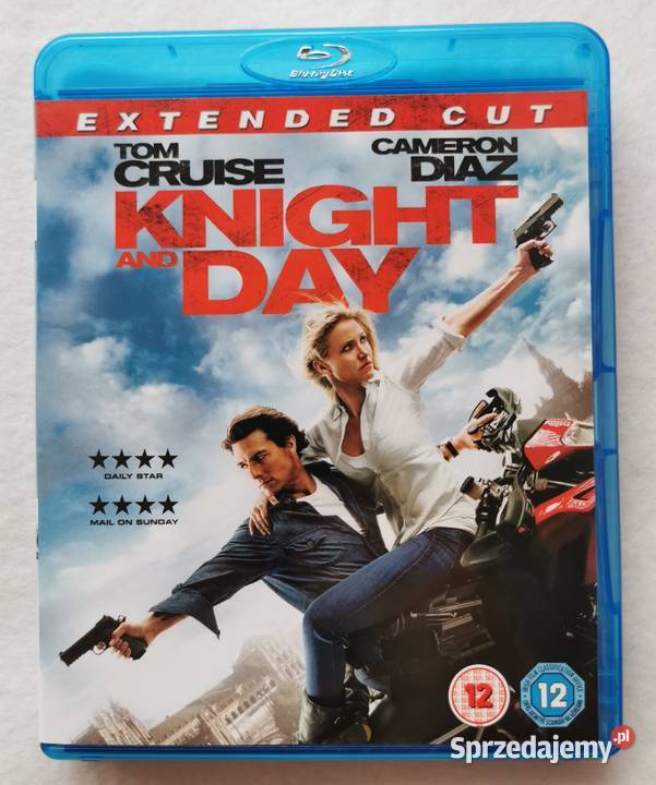 Knight and Day Wybuchowa Para Bluray DVD En 2010 Wytrzyszczki