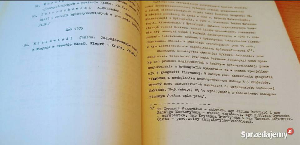 Hydrografia polska 19661975 Michał Żurawski