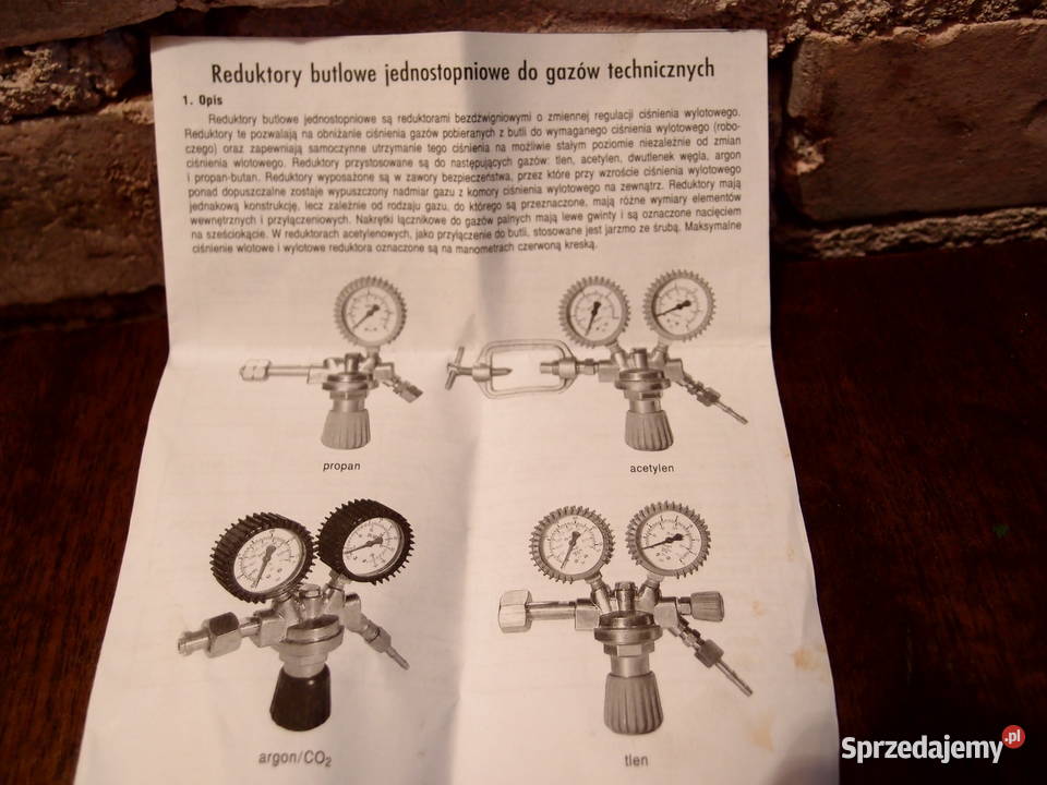 Reduktor propanowy butlowy jednostopniowy do Łódź