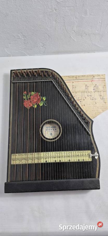 Antyczna Cytra Gitarowa GitarrZither Made in Biłgoraj