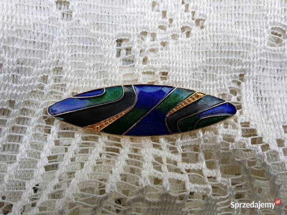 Angielska stara broszka nowoczesna Ochojno