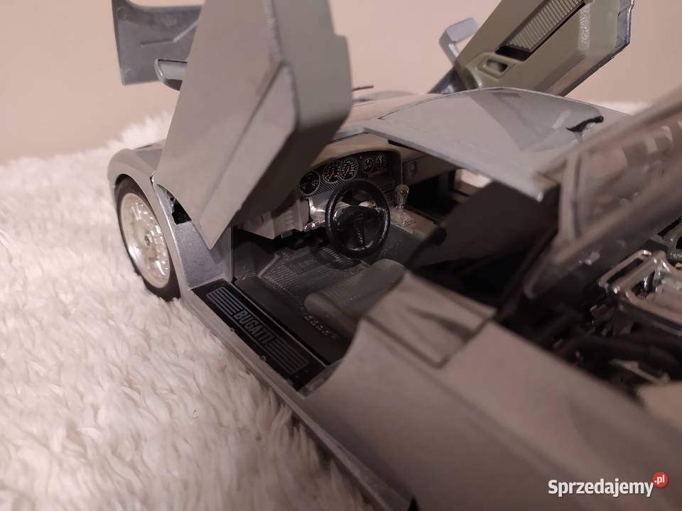 Bugatti EB110 118 srebrny Bburago sprzedam