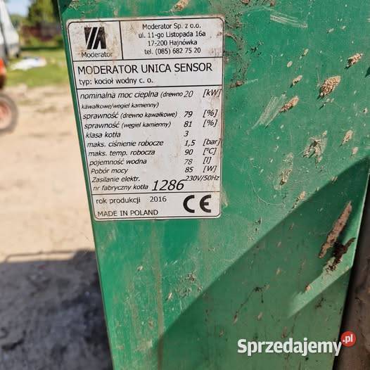 Piec CO 20kw Hajnówka Kotły i Piece CO