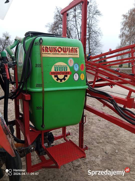 Opryskiwacz krukowiak 400 litry 12 metry Krukowiak Zawieszane lubelskie Werbkowice
