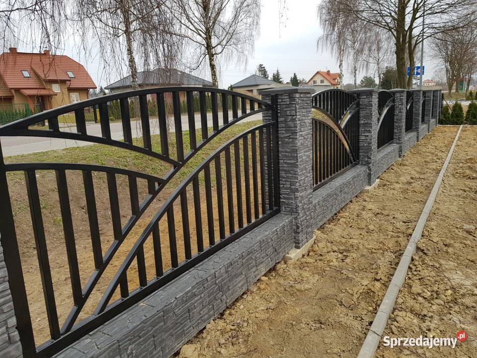 Ogrodzenia Ogrodzenie ala klinkier Imitacja Węgrów
