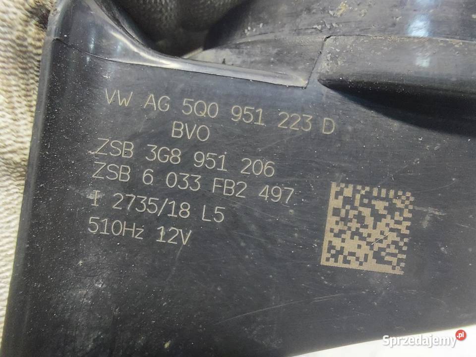 VW Arteon 3G8 2018r KLAKSON ALARM SYRENA osobowe