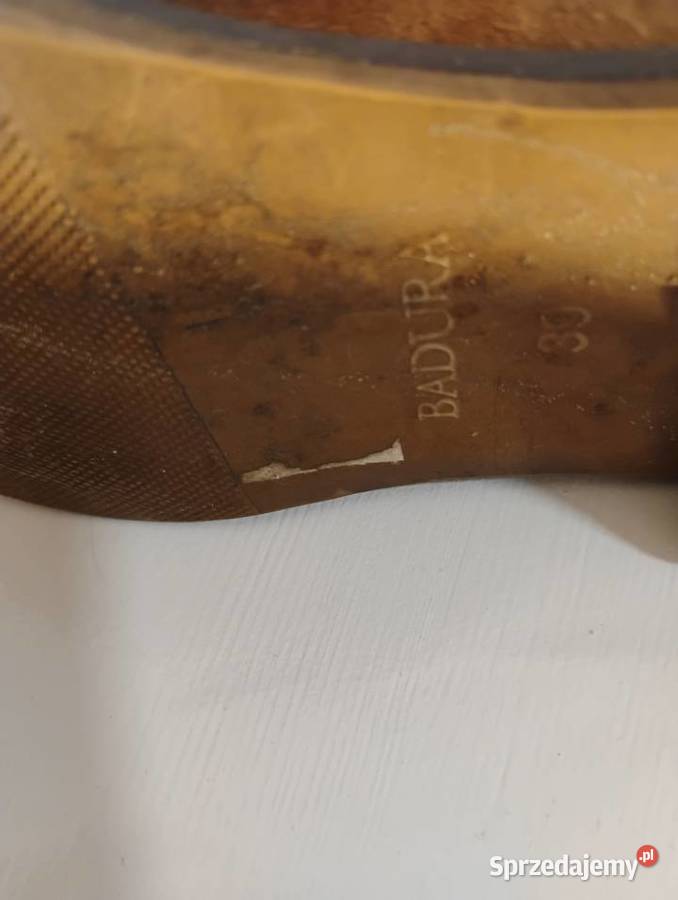 Badura r 39 wiosenne botki zamsz mazowieckie Warszawa