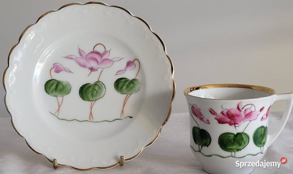 Zabytkowa śląska porcelana KPM Krister ręcznie Kraków