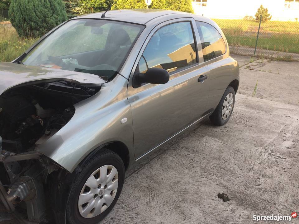 Nissan Micra K12 uszkodzony na części 65KM Oława