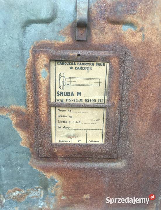 Rustykalna skrzynia na śruby retro loft Kraków sprzedam