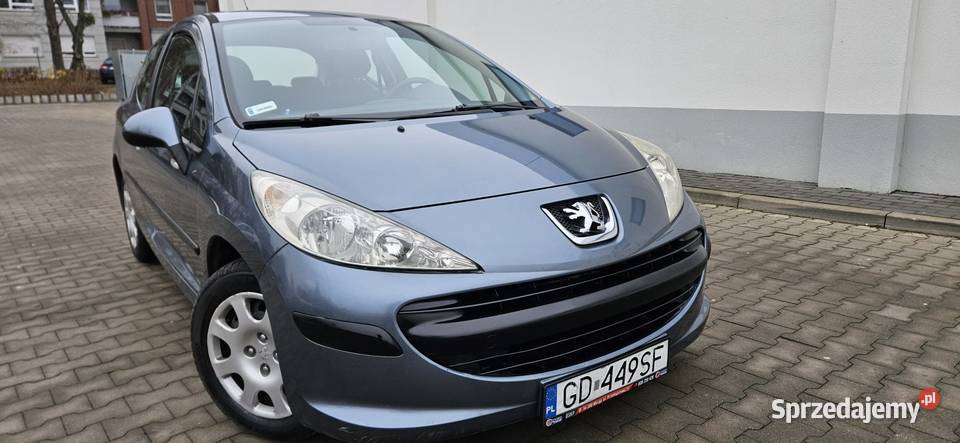 Peugeot 207 2007 poj 14 benz stanklima nowe ABS Elbląg