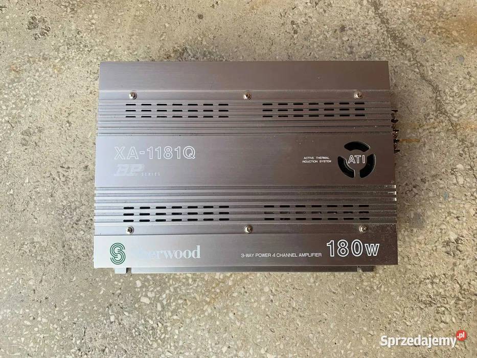 Wzmacniacz samochodowy smasher Sherwood XA1181Q Ilość kanałów 4 Kędzierzyn-Koźle sprzedam