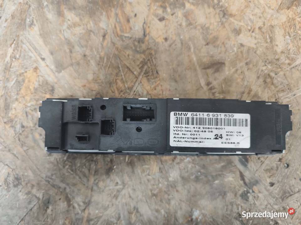 BMW E46 PANEL NAWIEWU KLIMATYZACJI 64116931839