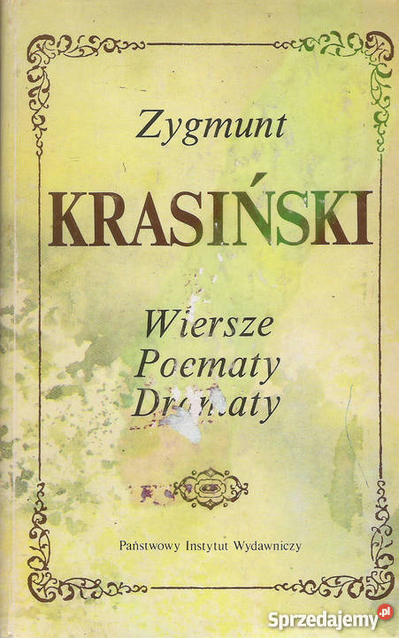 Wiersze Poematy Dramaty Z Krasiński Puławy