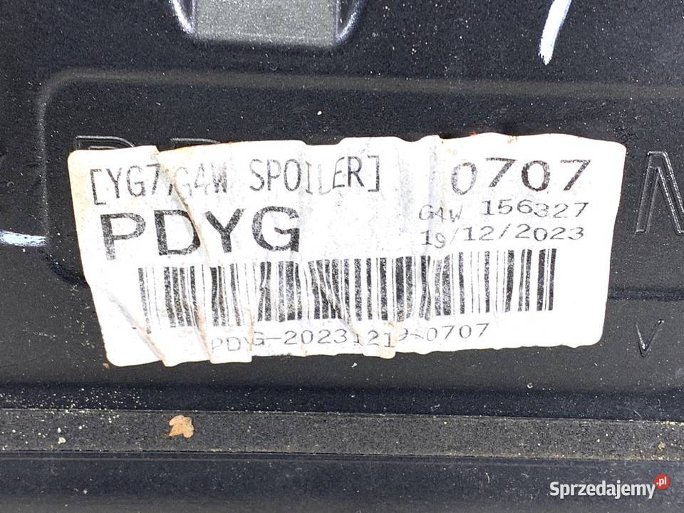 SPOILER HYUNDAI i30 Hatchback DARK KNIGHT osobowe