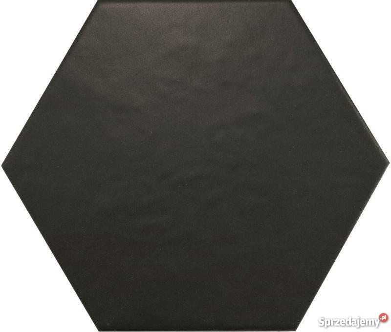 płytka Hexagonal Design Biało czarne mat płytki Zakopane