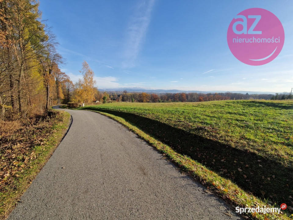 Malownicza widokowa działka budowlana koło Zagorzany sprzedam