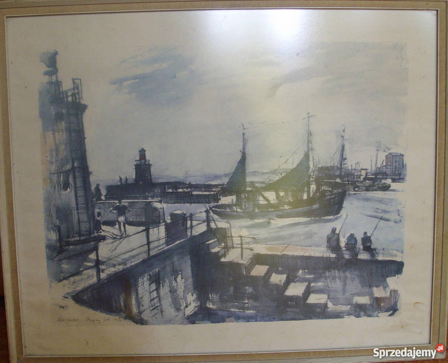 Obrazy olejne Sztuka 6000 Lata 60te i Szczecin