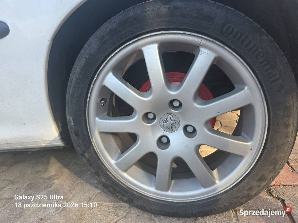 Felgi aluminiowe Peugeot 16 4x108 opony małopolskie sprzedam