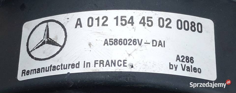 ALTERNATOR DO REGENERACJI MERCEDES W168 16 Mielęcin sprzedam
