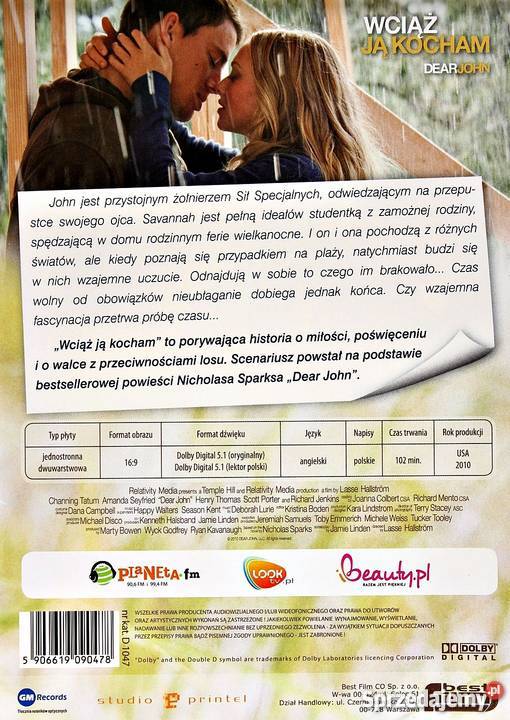 WCIĄŻ JĄ KOCHAM CHANNING TATUM Edpudełkowa Kalisz