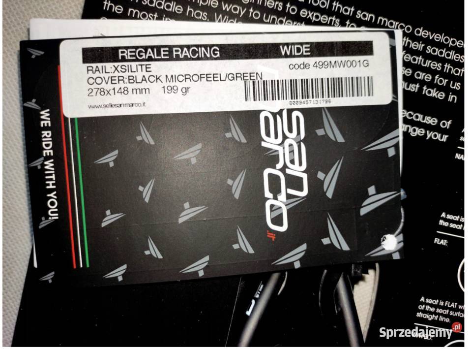 SIODEŁKO SAN MARCO REGALE RACING Mg 199 gram Pogorzela