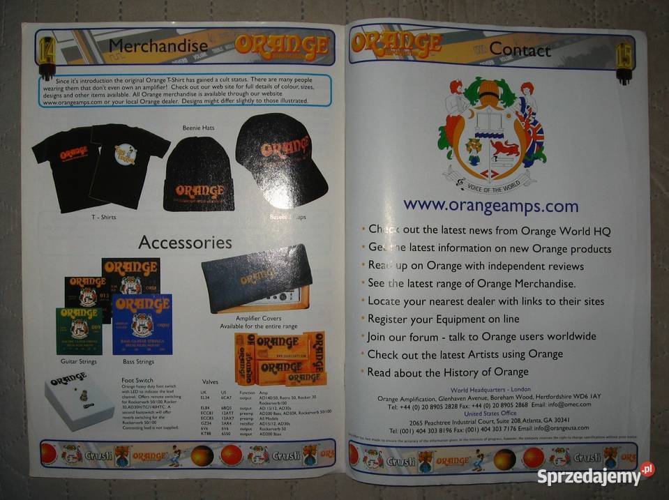 Orange Amps Professional Guitar Amplification Kępice sprzedam