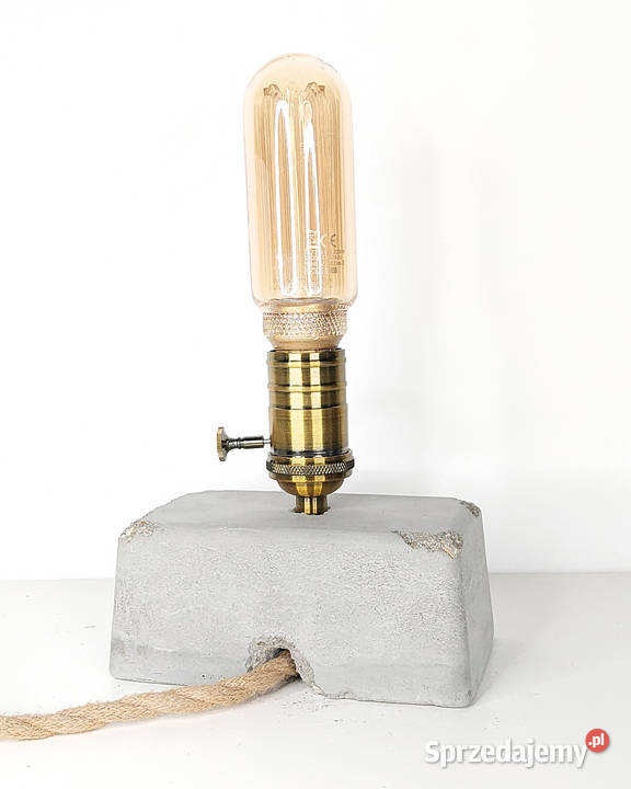 Lampka loft nocna beton Pozostałe Poznań sprzedam